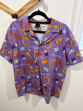 CAKEWORTHY FRIENDS MENS BUTTON DOWN SHIRT